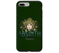 Absinth Green Fée Visage de Femme Feuilles Absinth Coque pour iPhone 7 Plus/8 Plus