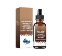 Absinthe de noyer noir, extrait liquide avec graines de citrouille, clou de girofle et origan, digestion et énergie, 60 ml,1pcs