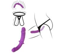 Absinthe Double Vaginal Anal Silicone Mettable Reaistico Maxi Big Strap-On