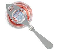 Absinthe Dripper : une cuillère à filtre amer en acier inoxydable avec design creux, outil de service fendu durable pour mélanger les esprits et les cocktails | Accessoire élégant pour bar la fête