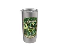 Absinthe La Fée Verte - Cocktail Fée Verte Gobelet isotherme en acier inoxydable double paroi