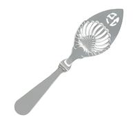 Absinthe Spoon - Cuillère à absinthe en acier inoxydable, design classique d'absinthe | Cuillère à absinthe avec design creux, outil de barre de cuisine, cuillères fendues en acier inoxydable pour