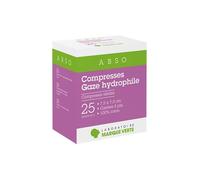Abso Compresse Stérile Gaze Hydrophile 7,5x7,5cm 25 Sobres