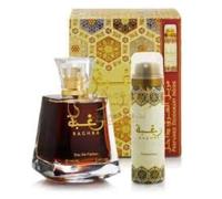 Absolu De Parfum - Extrait De Parfum - Parfum SMS4C Eau de Parfum Raghba 1 ml + Déodorant 25 ml + 1 Coffret Bakhoor ALZAHRA