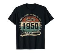 Absolument Génial Depuis Juillet 1950 Anniversaire Rétro T-Shirt