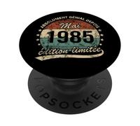 Absolument Génial Depuis Mai 1985 Anniversaire Rétro PopSockets PopGrip Adhésif