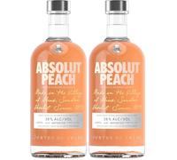 ABSOLUT VODKA Pêche Vodka Aromatisée - 38%, 70cl (Lot de 2)
