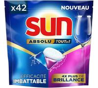 Absolute All-In-1 Shine Dishwasher Tablets-42 Capsules-Unbeatable On Tough Stains-4x More Shine.[D254]