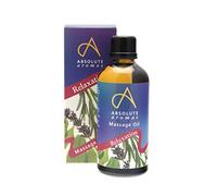Absolute Aromas Huile de Bain et de Massage Relaxation 100 ml - Huiles Essentielles Pures de Lavande, Camomille et Bergamote dans une base de Jojoba, d'Amande Douce et d'Onagre - Huile de Massage Relaxant