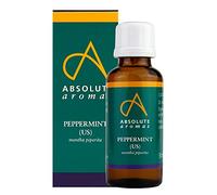 Absolute Aromas Huile Essentielle de Menthe Poivrée US 30ml - 100% Pure, Naturelle, Non Diluée et sans Cruauté - Rafraîchît, et Nettoie - pour utilisation dans un diffuseur et mélanges d'aromathérapie