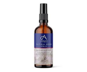 Absolute Aromas Spray d'Ambiance Naturel de Relaxation 30ml avec des huiles essentielles de bergamote, lavande, vetiver et petit grain - A vaporiser avant d'aller se coucher pour aider à relaxer son corps et son esprit
