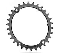 absoluteBLACK Plateau Ovale Road 110/4 pour Sub-Compact noir 30 Zähne