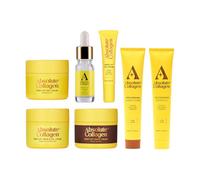 Absolute Collagen - Ensemble de voyage plus ferme et plus complet - Soin de la peau Deep Lift + Collagène Complex Minis dans un sac de voyage de luxe