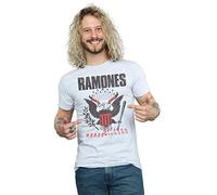 Absolute Cult Ramones Homme Mondo Bizarro Tour 92 T-Shirt Sport Gris Medium