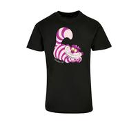 ABSOLUTE CULT T-Shirt 'Alice in Wonderland - Cheshire Cat' pitaya / rose pastel / noir, Taille XS