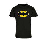 ABSOLUTE CULT T-Shirt 'DC Originals - Batman Logo' jaune / noir, Taille 4XL