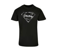 ABSOLUTE CULT T-Shirt 'DC Originals - Marble Superman' gris / noir, Taille M