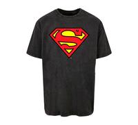 ABSOLUTE CULT T-Shirt 'DC Originals - Superman Shield' jaune / rouge / noir chiné, Taille L