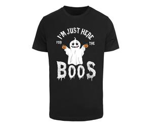 ABSOLUTE CULT T-Shirt 'Halloween - Boos' orange / noir / blanc, Taille M