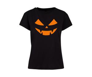 ABSOLUTE CULT T-shirt 'Halloween - Pumpkin Face' orange / noir, Taille M