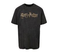 ABSOLUTE CULT T-Shirt 'Harry Potter' beige / marron / noir, Taille M