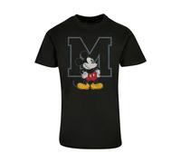 ABSOLUTE CULT T-Shirt 'Mickey Mouse - Classic' moutarde / rouge / noir / blanc, Taille XS