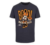 ABSOLUTE CULT T-Shirt 'Minnie Mouse - Halloween Booo Trick Or Treat' bleu marine / orange foncé / noir / blanc cassé, Taille 4XL