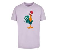 ABSOLUTE CULT T-Shirt 'Moana-Hei Hei' cognac / vert / lilas / blanc, Taille XS