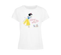ABSOLUTE CULT T-shirt 'Snow White - Blue Bird' bleu clair / jaune / rouge / blanc, Taille S