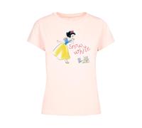 ABSOLUTE CULT T-shirt 'Snow White - Blue Bird' jaune / rose / rouge / noir, Taille XS