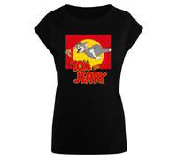 ABSOLUTE CULT T-shirt 'Tom And Jerry - Chase Scene' jaune / gris / rouge / noir, Taille 4XL
