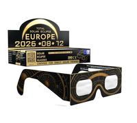 Absolute Eclipse Astral Lunettes Eclipse solaire en vrac - Testées ISO 12312-2 et certifiées CE - Fabricant de l'UE - Lot de 100 - Eclipse Europe 2026