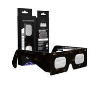 Absolute Eclipse Goldline Lot de 10 lunettes anti-éclipse solaire | Certifiées CE et ISO 12312-2 | Fabriquées en Europe | Sans danger pour l'éclipse solaire totale d'août 2026 | Traçables QR