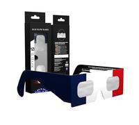 Absolute Eclipse Lot de 10 paires de lunettes solaires FR Eclipse - Testées ISO 12312-2 et certifiées CE - Fabricant européen - Pack groupe de 10 - Eclipse Europe 2026