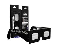 Absolute Eclipse Lot de 10 paires de lunettes Swing Solar Eclipse - Testé ISO 12312-2 et certifié CE - Fabricant européen - Lot de 10 - Eclipse Europe 2026