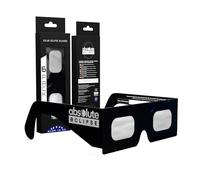 Absolute Eclipse Lot de 6 paires de lunettes anti-éclipse solaire - Testées ISO 12312-2 et certifiées CE - Fabricant européen - Pack familial - Eclipse Europe 2026