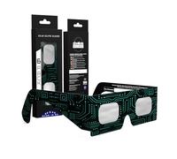 Absolute Eclipse Lot de 6 paires de lunettes Eclipse solaire - Testées ISO 12312-2 et certifiées CE - Fabricant européen - Pack familial - Eclipse Europe 2026