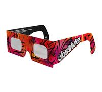 Absolute Eclipse Lunette Eclipse Solaire 2026 pour Voir l'Éclipse - ISO 12312-2 CE Certifiée Homologuée - Design Graffiti - Adultes Enfants - Fabricant Européen Reconnu AAS