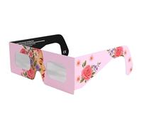 Absolute Eclipse Lunette Enfants Eclipse Solaire 2026 pour Voir l'Éclipse - ISO 12312-2 CE Certifiée Homologuée - Design Rosette - Adultes Enfants - Fabricant Européen Reconnu AAS
