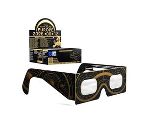 Absolute Eclipse Lunettes Astronomie Eclipse Solaire 2026 ISO 12312-2 CE Certifiées - Lot de 50 - Événements - Design Astral - Fabricant Européen