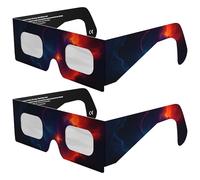 Absolute Eclipse Lunettes Astronomie Eclipse Solaire 2026 pour Voir l'Éclipse - ISO 12312-2 CE Certifiées Homologuées - 2 Pack - Design Nebula - Adultes Enfants - Fabricant Européen Reconnu AAS
