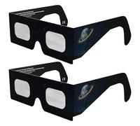 Absolute Eclipse Lunettes échouées pour éclipse solaire - Testé ISO 12312-2 et certifié CE - Fabricant européen - Lot de 2 paires - Eclipse Europe 2026