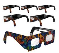 Absolute Eclipse Lunettes Eclipse Solaire 2026 pour Voir l'Éclipse - ISO 12312-2 CE Certifiées Homologuées - 6 Pack Famille - Design Urban - Adultes Enfants - Fabricant Européen Reconnu AAS