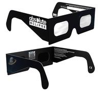 Absolute Eclipse Lunettes Eclipse Solaire 2026 pour Voir l'Éclipse - ISO 12312-2 CE Certifiées Homologuées - 2 Pack - Design Stranded - Adultes Enfants - Fabricant Européen Reconnu AAS