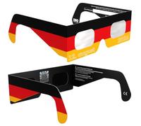 Absolute Eclipse Lunettes Eclipse Solaire 2026 pour Voir l'Éclipse - ISO 12312-2 CE Certifiées Homologuées - 2 Pack - Design DE - Adultes Enfants - Fabricant Européen Reconnu AAS