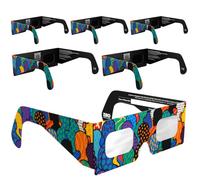 Absolute Eclipse Lunettes Eclipse Solaire 2026 pour Voir l'Éclipse - ISO 12312-2 CE Certifiées Homologuées - 6 Pack Famille - Design Crowd - Adultes Enfants - Fabricant Européen Reconnu AAS