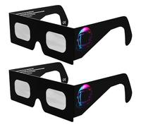 Absolute Eclipse Lunettes Eclipse Solaire 2026 pour Voir l'Éclipse - ISO 12312-2 CE Certifiées Homologuées - 2 Pack - Design Helmet - Adultes Enfants - Fabricant Européen Reconnu AAS