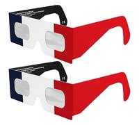 Absolute Eclipse Lunettes Eclipse Solaire 2026 pour Voir l'Éclipse - ISO 12312-2 CE Certifiées Homologuées - 2 Pack - Design FR - Adultes Enfants - Fabricant Européen Reconnu AAS