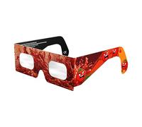 Absolute Eclipse Lunettes Eclipse Solaire 2026 pour Voir l'Éclipse - ISO 12312-2 CE Certifiées Homologuées - 6 Pack Famille - Design Tomatina - Adultes Enfants - Fabricant Européen Reconnu AAS