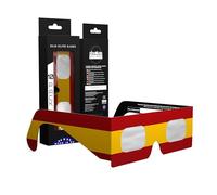 Absolute Eclipse Lunettes Eclipse Solaire 2026 pour Voir l'Éclipse - ISO 12312-2 CE Certifiées Homologuées - 10 Pack - Design ES - Adultes Enfants - Fabricant Européen Reconnu AAS